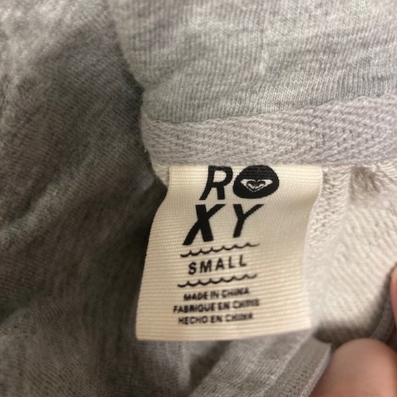 Y2K Gray Roxy Hoodie - Picture 6 of 6